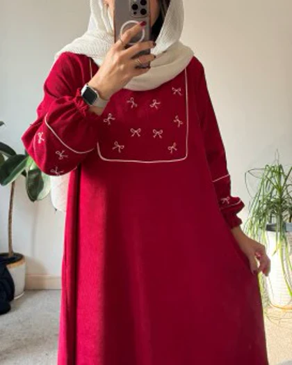 مانتو عبایی پاپیون 1