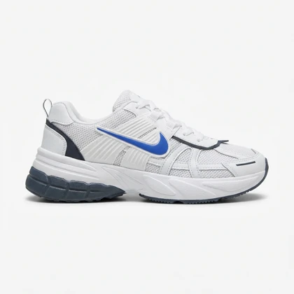 کفش کتانی نایک V2K Run سفید آبی سرمه ای کد 295100