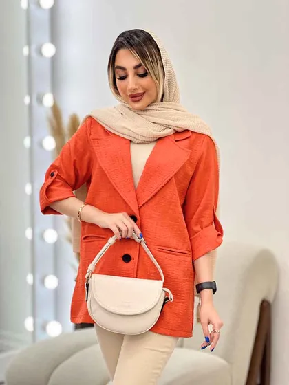 مانتو دو دکمه رها