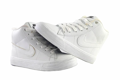 کفش اسپرت زنانه برند نایکی مدل بلیزر ساق‌دار nike سفید کد 88