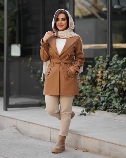 بارانی مدل کوتاه ژیله کوچک کد 734