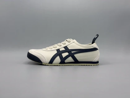 کتانی اسیکس اونیتسوکا تایگر مکزیکو 66 کرم سرمه ای /Asics Onitsuka Tiger