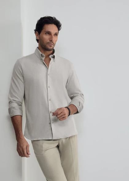 پیراهن یقه دکمه دار 2520102