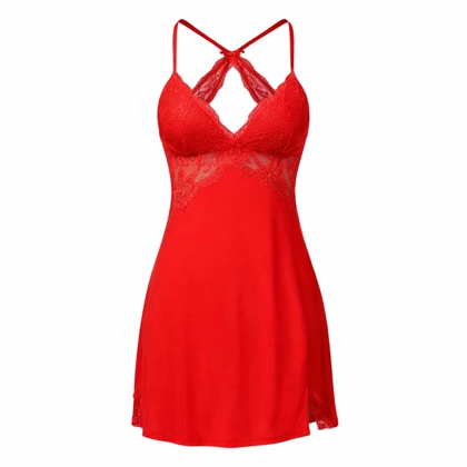 لباس خواب استرچ رنگ قرمز برند cs4 کد 100418