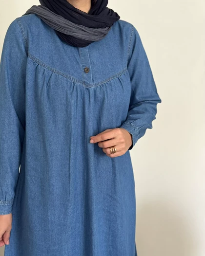 کفتان جین دودگمه