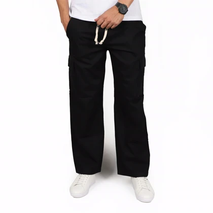 شلوار اسلش کتان شش جیب مردانه مدل 641591