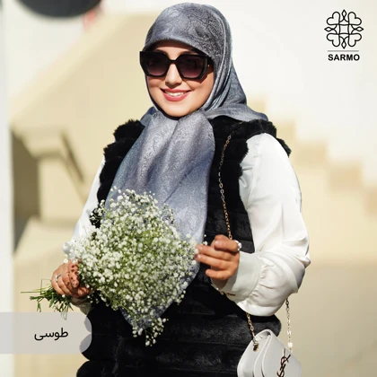 روسری ژاکارد رونا پوست ماری