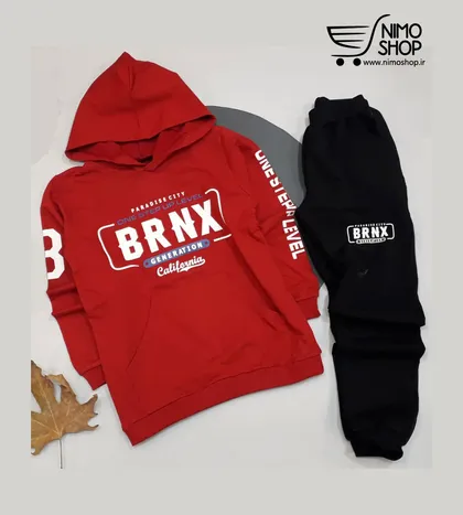 هودی شلوار پسرانه تینیجری مدل BRNX