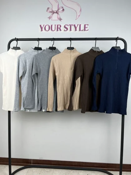 بافت کبریتی نیم زیپ 7724