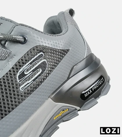 کفش کتانی طبی ورزشی طوسی SKECHERS max protect مدل 7567