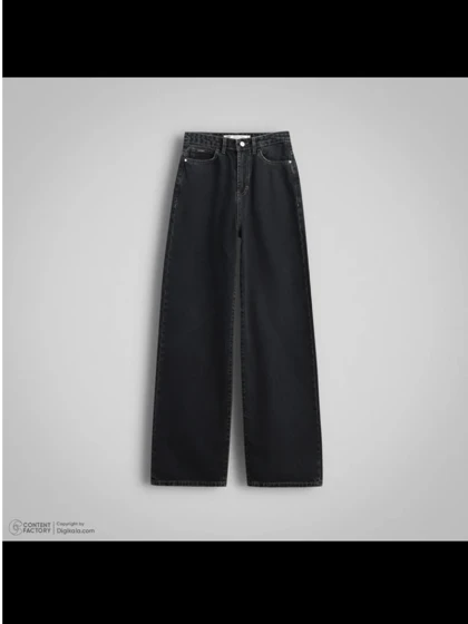 شلوارجین زنانه مدل بگ قد110 شناسه 71446