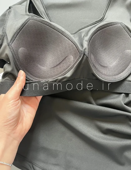 تیشرت ورزشی زنانه یقه اشکی