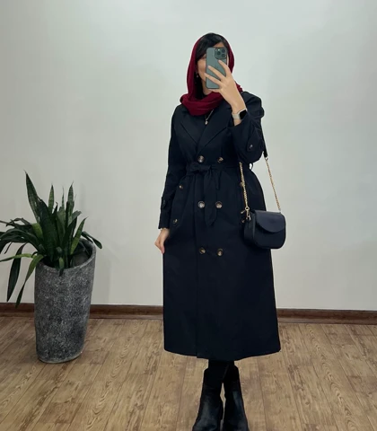 بارانی بلند آیه با ارسال رایگان