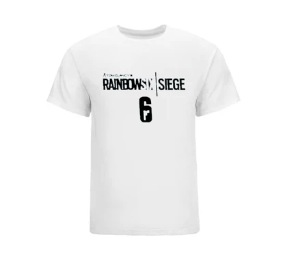 تیشرت Rainbow Six طرح لوگوی مشکی رینبو سیکس