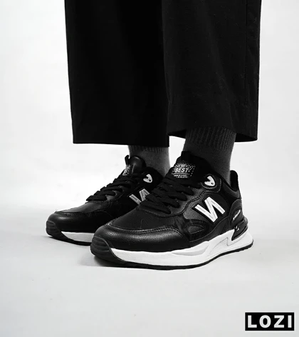 کفش کتانی مردانه مشکی NEW BALANCE yg niubailun