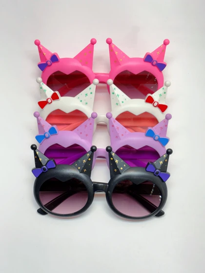 عینک کرومی دخترانه