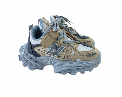 کفش بچگانه برند نیوبالانس newbalance کرم طوسی کد 707