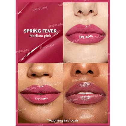 برق لب حجم دهنده شیگلم رنگ SPRING FEVER