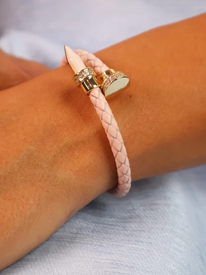 دستبند زنانه چرمی هرمس کد B2111