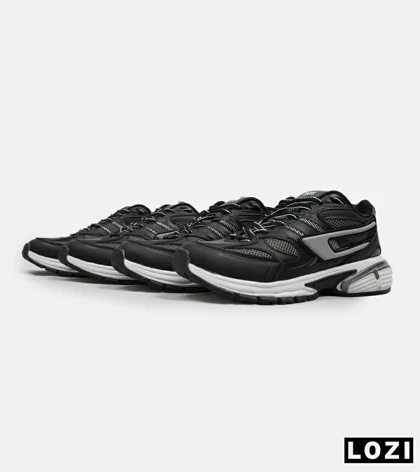 کفش کتانی مردانه مشکی خاکستری DIESEL S-SERENDIPITY SPORT مدل 5386