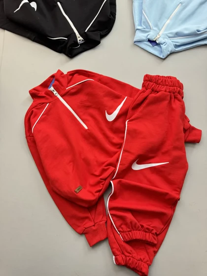 دو تیکه نیم زیپ نایکی بچگانه