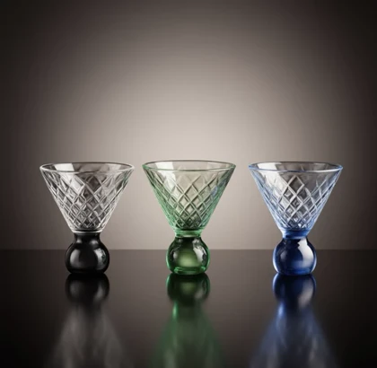 دسر خوری پایه دار طرح دار