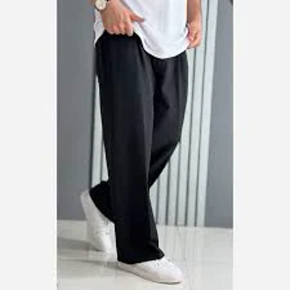 شلوار پارچه ای مازراتی رنگ مشکی دوخت شرکتی/ رادنوو