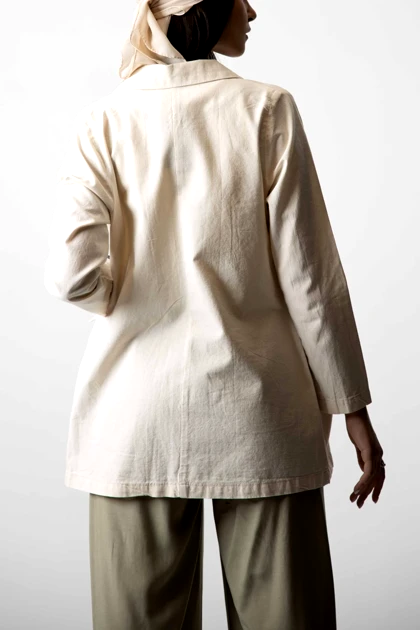 مانتو کتی یقه انگلیسی