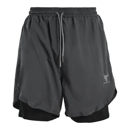 شلوارک کشاله دار ورزشی مردانه آندر آرمور مدل 4H0218 طوسی