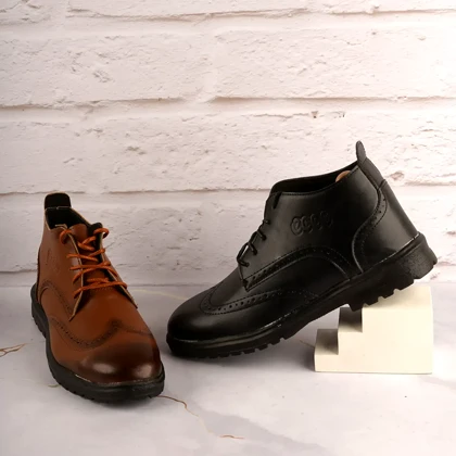 نیم بوت مردانه COCO مشکی مدلSalivanویژه