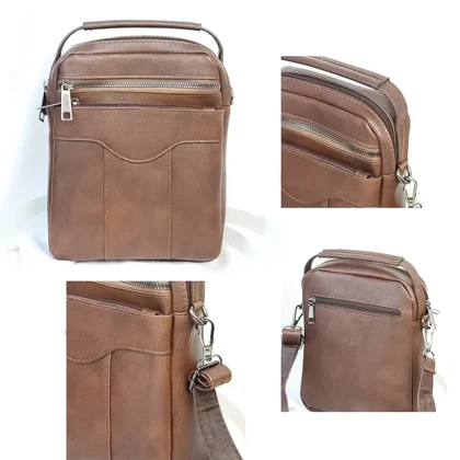 کیف رودوشی چرمی گوگانا مدل GOOGANA - GOOG411