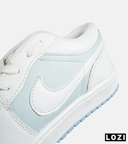 کفش کتانی مردانه و زنانه سفید آبی NIKE AIR JORDAN مدل 8229