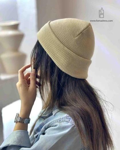 کلاه بافت ساده