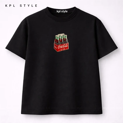 تیشرت باکسی 100٪ پنبه (Coca-Cola) | کد 1381