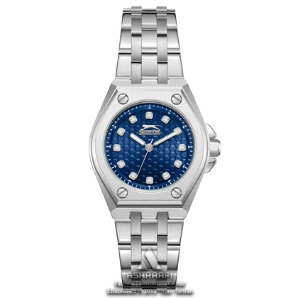 ساعت اسلازنجر صفحه آبی Slazenger SL.09.2342.3.02