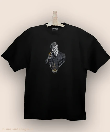 تیشرت لش مردانه و زنانه طرح پیکی بلایندرز شخصیت تام شلبی کد 889