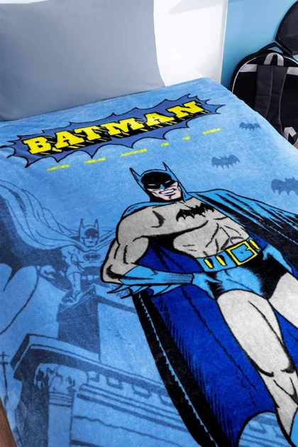 پتو یک نفره Özdilek مدل Batman Detective پلی‌استر - چندرنگ