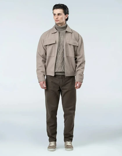 فوتر جلو زیپ دو جیب