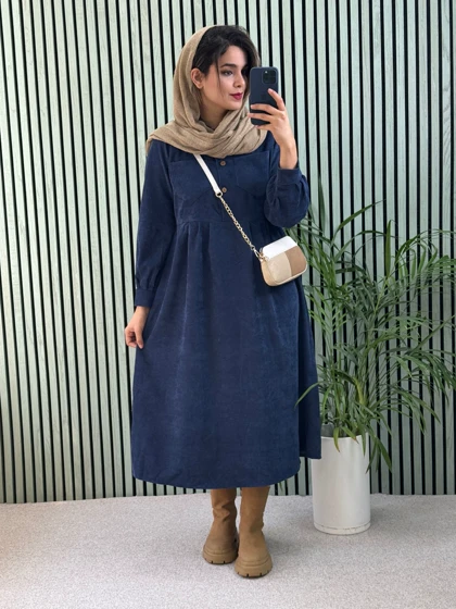 پیراهن مانتویی لیدیا