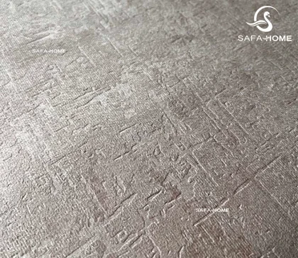 میز چرخ‌خیاطی مدل دوژان طرح پتینه طوسی و صندلی پاپیونی