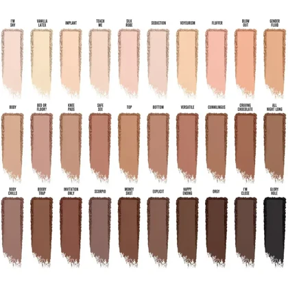 پالت سایه چشم 30 رنگ مات مخملی JeffreEstar مدل Orgy