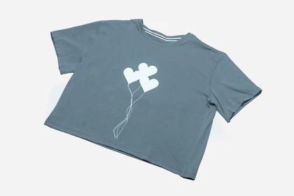 تیشرت کراپ نخ پنبه