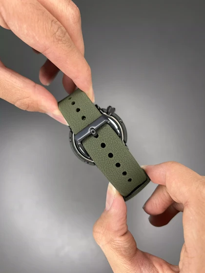 ساعت مچی سیکو سولار بند رابر سبز Seiko Solar