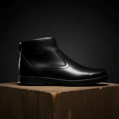 نیم بوت مردانه مشکی مدل Rad