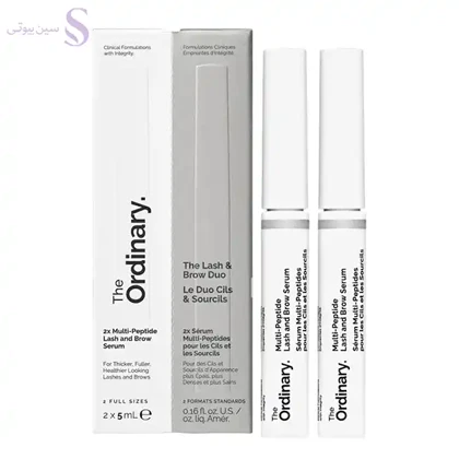 سرم دو قلو تقویت مژه و ابرو اوردینری Ordinary Multi Peptide Lash & Brow Serum