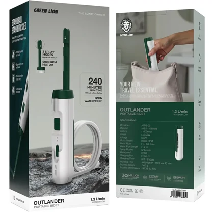 بیده شارژی مسافرتی گرین لاین Green Lion مدل GPB-09