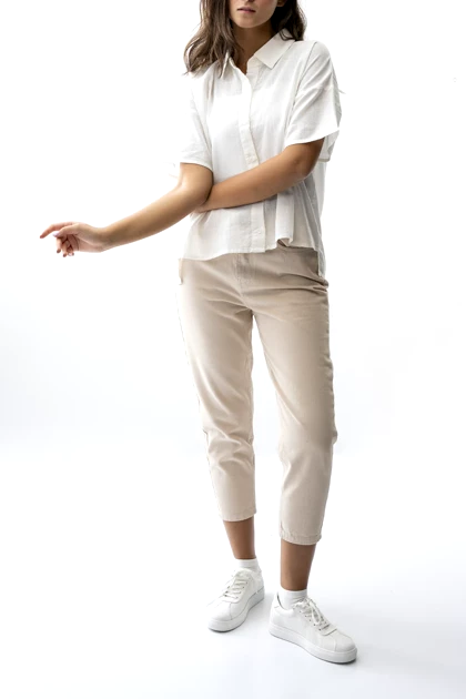 شومیز آستین کوتاه پشت بلند زنانه