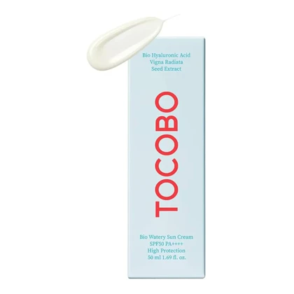 کرم ضد آفتاب آبرسان توکوبو, Tocobo مدل Bio Water SPF50+ PA++++ حجم 50 میلی‌لیتر مناسب پوست خشک و حساس