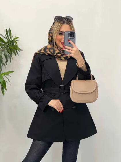 بارانی ژیله دکمه دار