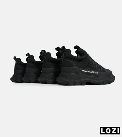 کفش کتانی نیم ساق مشکی Alexander McQueen مدل 5812
